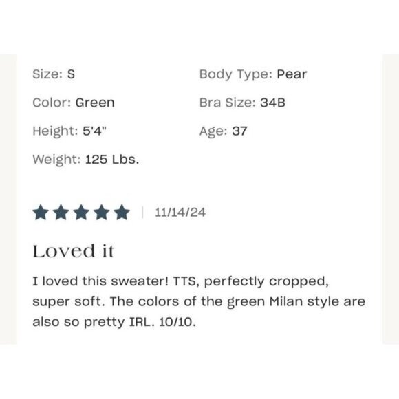 NWT Size XL -  Anthropologie 100% Cashmere Milan Sweater in Green (NWT US$ 180) - Picture 13 of 16